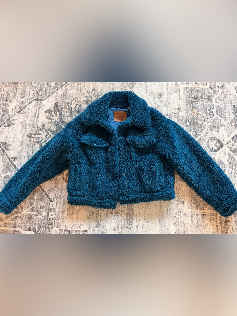 Levi Strauss Women’s Baby Bubble Sherpa Trucker Jacket